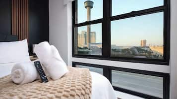 2 bedrooms, iron/ironing board, travel crib, WiFi