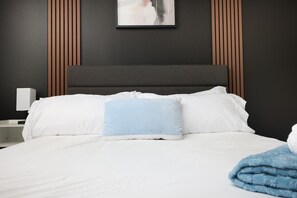 2 bedrooms, iron/ironing board, travel crib, WiFi