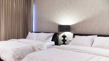 3 soverom, strykejern/-brett, wi-fi og sengetøy