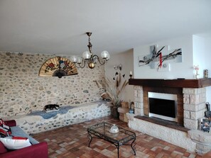 Una televisión, libros