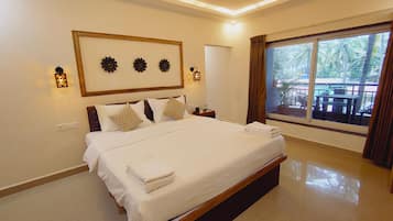 Familjerum | Duntäcken, Select Comfort-madrasser, minibar och individuell inredning