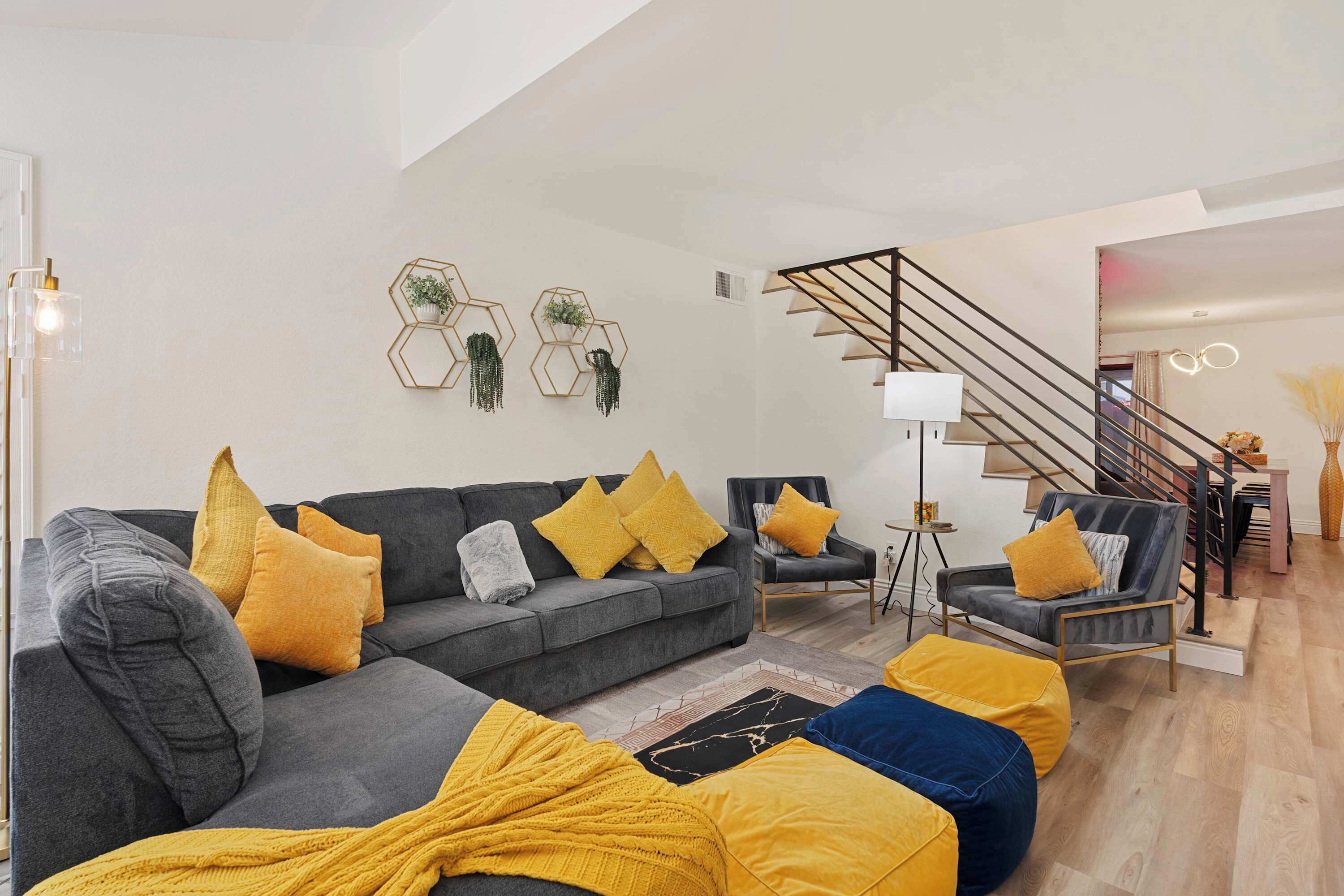 Townhome, Multiple Beds, Patio, Golf View (The 14th Fairway Delight) | Living area | 42-inch flat-screen TV with digital channels