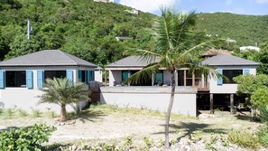 Exterior - Monarch Cottage Waterfront Fish Bay, Pebble shoreline, A/C, Generator (St. John)