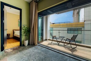 Deluxe Apartment, 2 Bedrooms, City View | View from room