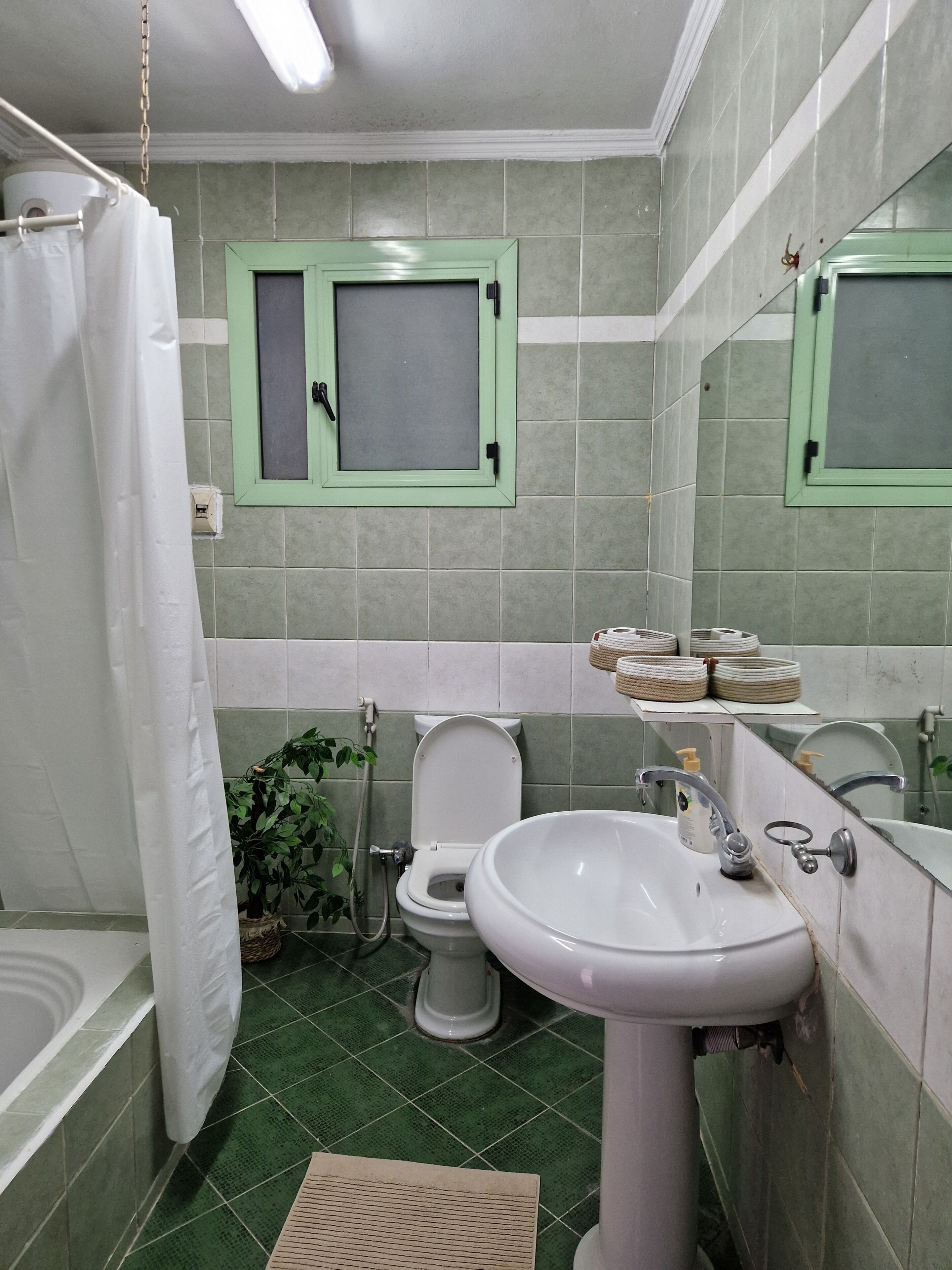 Towels, soap, toilet paper