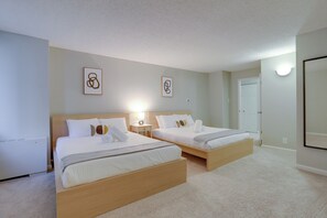 公寓, 花园景观 | 2 多间卧室、高档床上用品、遮光窗帘、熨斗/熨衣板