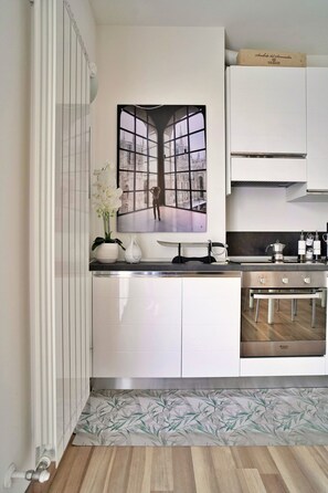Apartment | Private kitchen | Fridge, microwave, oven, dishwasher - Candiani A3 Bilocale 2 Livelli (Milan)
