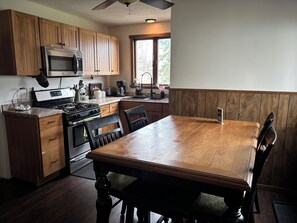 Microwave, oven, stovetop