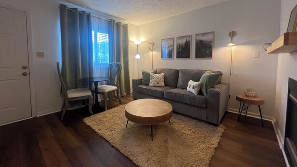 Condo, 1 King Bed with Sofa bed, Fireplace (Tennessee Honey Getaway) | Living area - Tennessee Honey Getaway w/ Pool! (Gatlinburg)