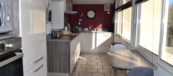 Maison individuelle 160mÂČ ,2 niveaux,village classĂ© Plus Beaux Village de France