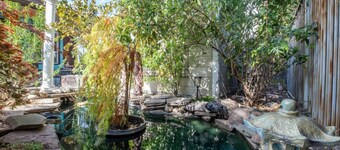 Oasis in the City - Hot tub, Pool table, Koi Pond