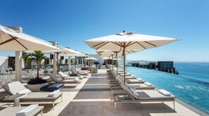 Outdoor pool, a heated pool - Elevate Your Cabo Stay: Luxe 2 Bedroom Suite (Cabo San Lucas)