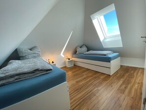 2 slaapkamers, wifi, beddengoed