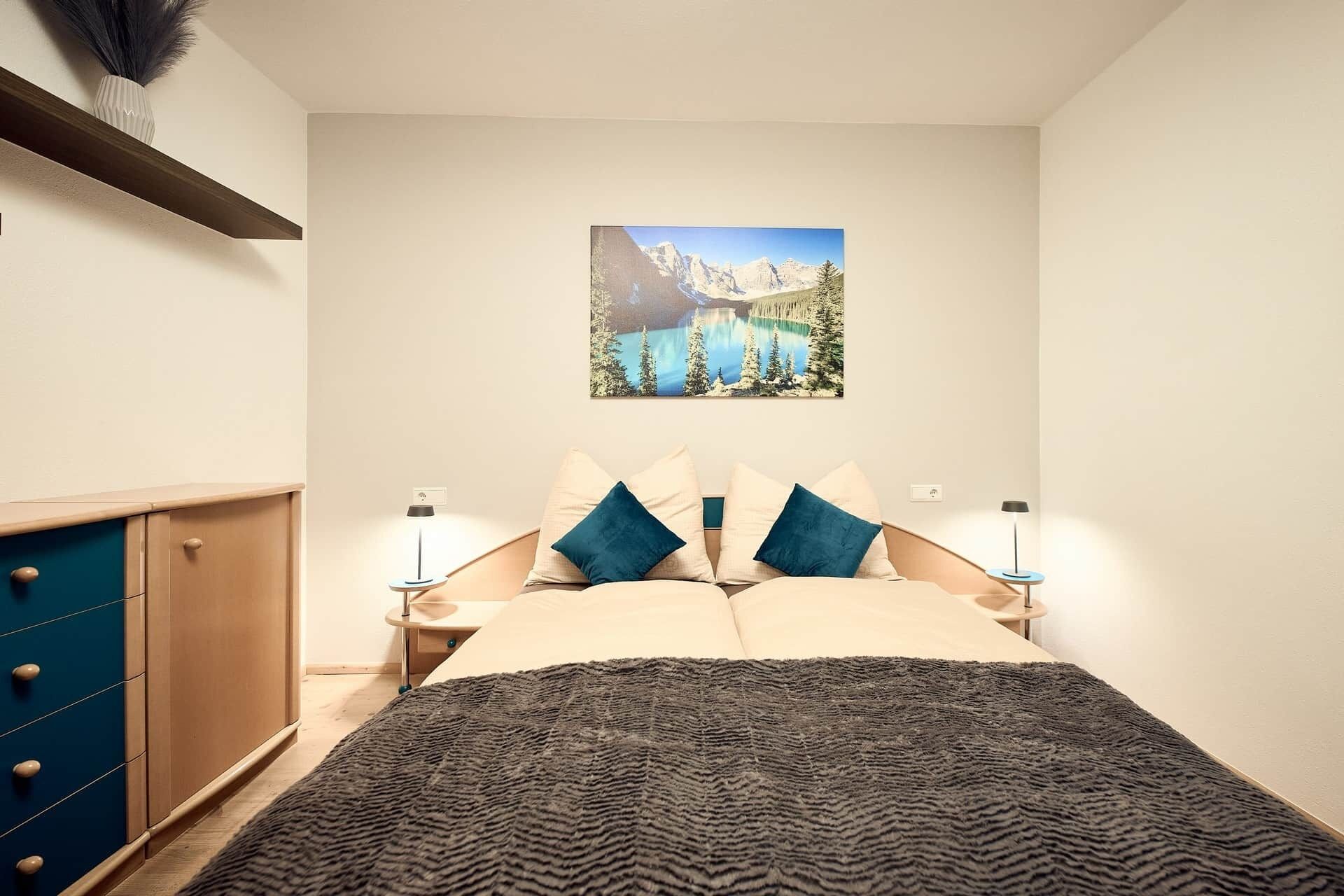 2 Schlafzimmer, Zimmersafe, Reisekinderbett, kostenloses WLAN