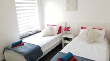 4 slaapkamers, gratis wifi, beddengoed