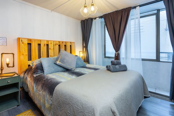 1 bedroom, desk, iron/ironing board, WiFi - Peaceful apartment with WiFi in Santiago (Santiago)