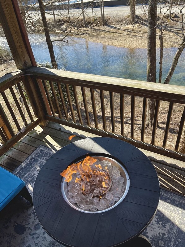 Property grounds - Riverfront & Mt. Yonah Views: 3 Master Suites - Walk to Water Park! (Helen)