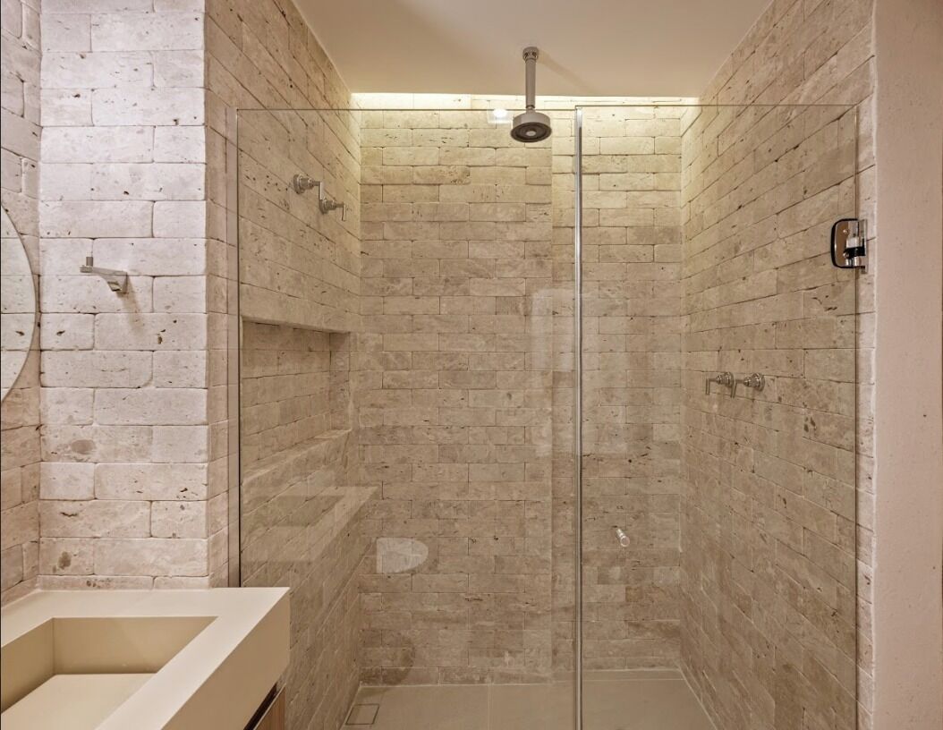 Bathroom | Shower, hair dryer, towels, soap