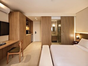 Studio Varanda | Minibar, free WiFi, bed sheets - Aloe Vila Nova Conceição (São Paulo)