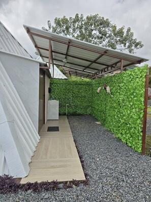 Façade de l’hébergement