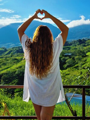 Bungalow – comfort, balkong, fjellutsikt | Terrasse/patio