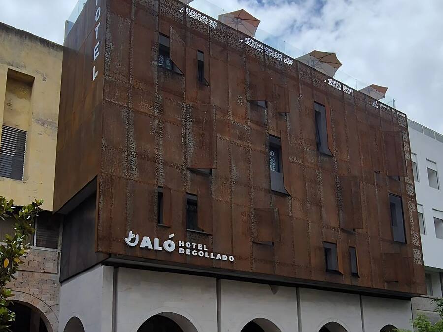 Majoituspaikan julkisivu