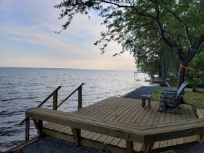 Property grounds - Spacious 7-bedroom Lake-front house in charming Sand Point, MI with WiFi, AC (Pigeon)