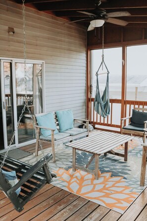 Terrace/patio - Spacious 3-Bedroom, 1.5-Bath Home in Central Maryland with Screened Porch & More (Severn)