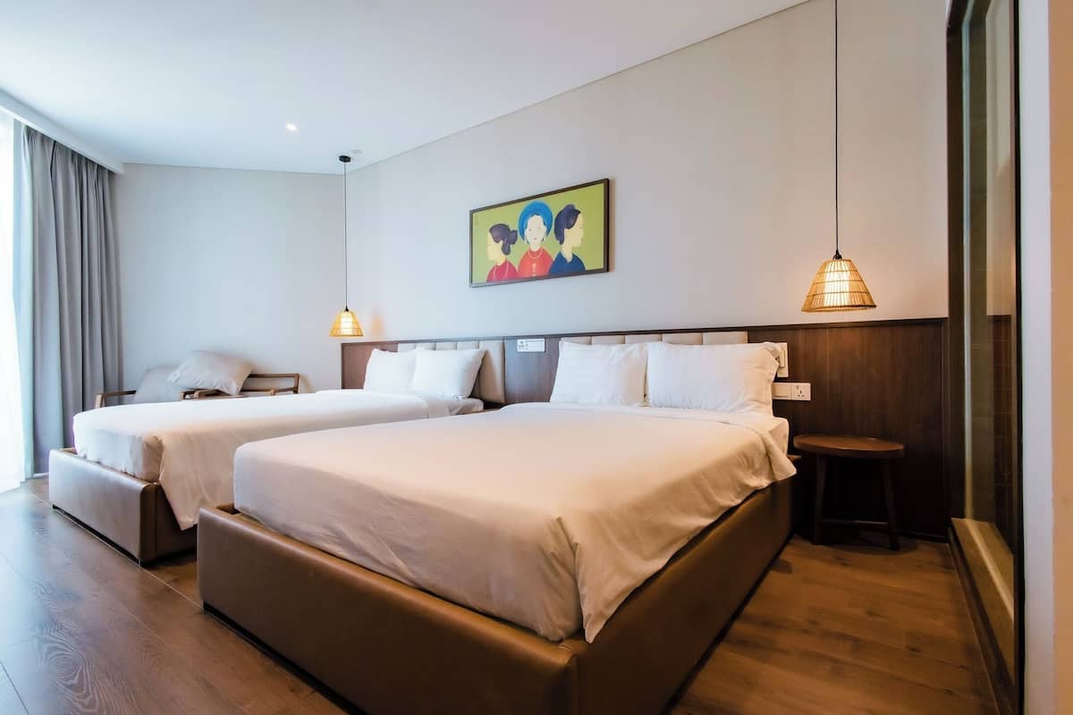 Premium Quadruple Room, Multiple Beds, Garden View, Sea Facing | View from room