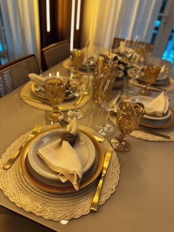 Dining. Leblon Duplex with Garage View of Christ - 2 Bedrooms