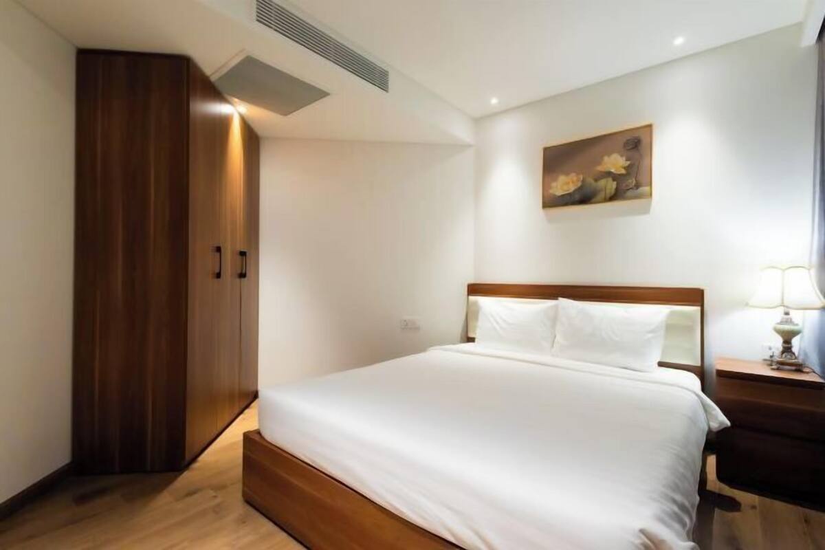 1 dormitorio, ropa de cama de alta calidad, edredones de plumas