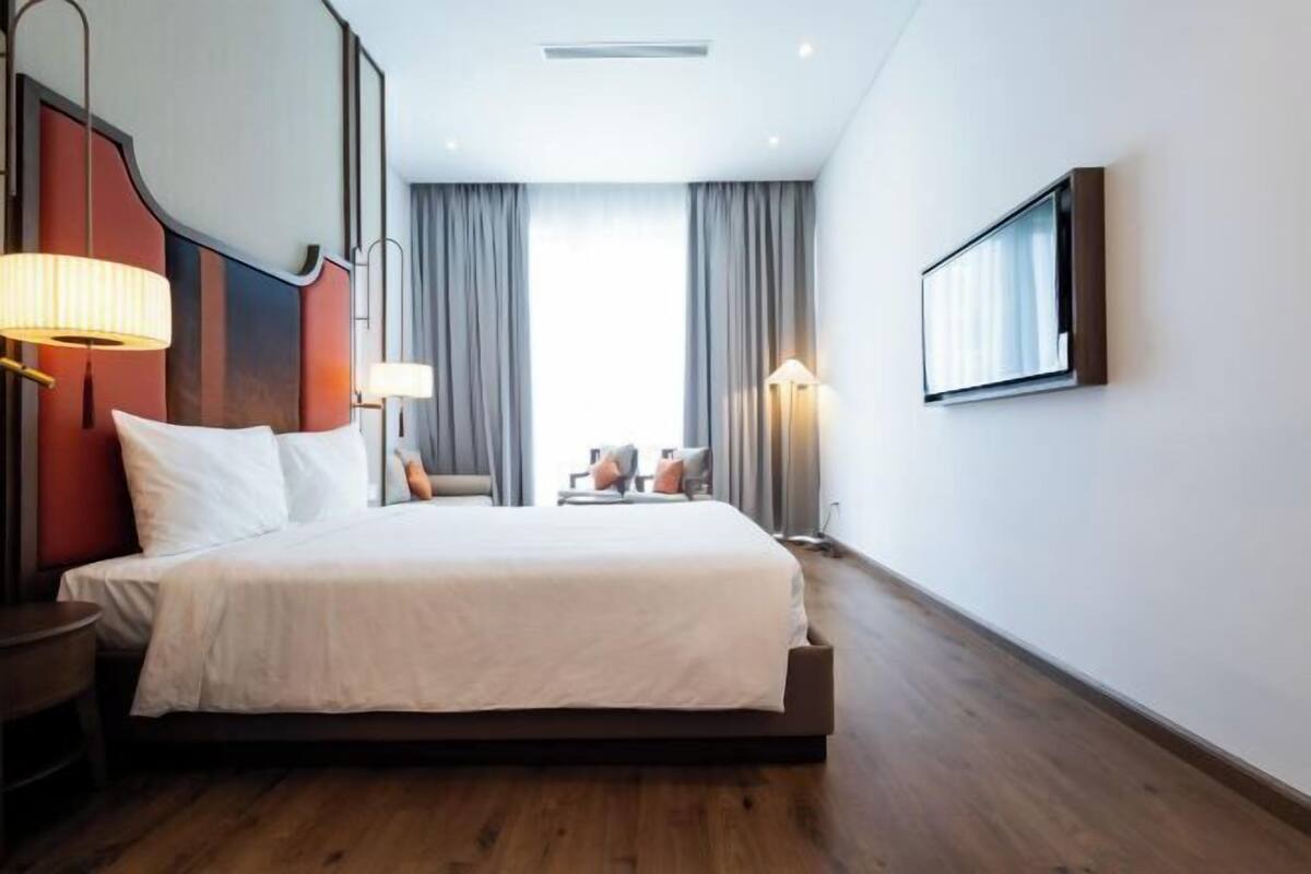 1 dormitorio, ropa de cama de alta calidad, edredones de plumas