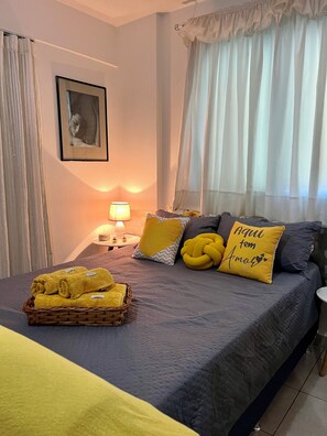 1 makuuhuone, silitysrauta/-lauta, Wi-Fi, vuodevaatteet