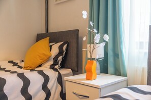 2 bedrooms, iron/ironing board, free WiFi, bed sheets