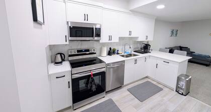 Cozy 2BR Suite | Near CTrain, Spruce Meadows & Parks | Modern Comforts Await!