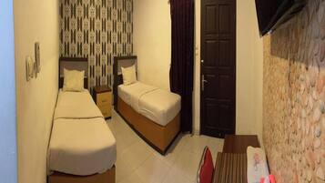 Kamar Twin | Meja kerja dan Wi-Fi gratis
