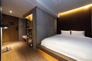 Kahden hengen huone (Terrace Suite Jacuzzi) | Ilmainen Wi-Fi, vuodevaatteet