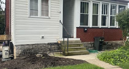 All one floor Charming large2 bedroom, LR, sunrm, kitchen, 1 Full & 1 half bath
