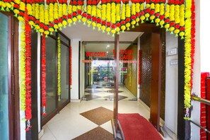 Entrée de l’hébergement