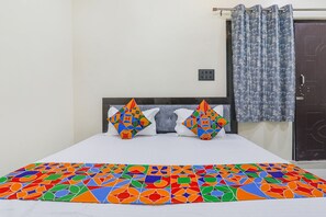 Deluxe Room | Egyptian cotton sheets, premium bedding, in-room safe, free WiFi - FabHotel Awadh Inn (Ayodhya)