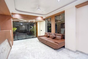 Sitteområde i lobbyen