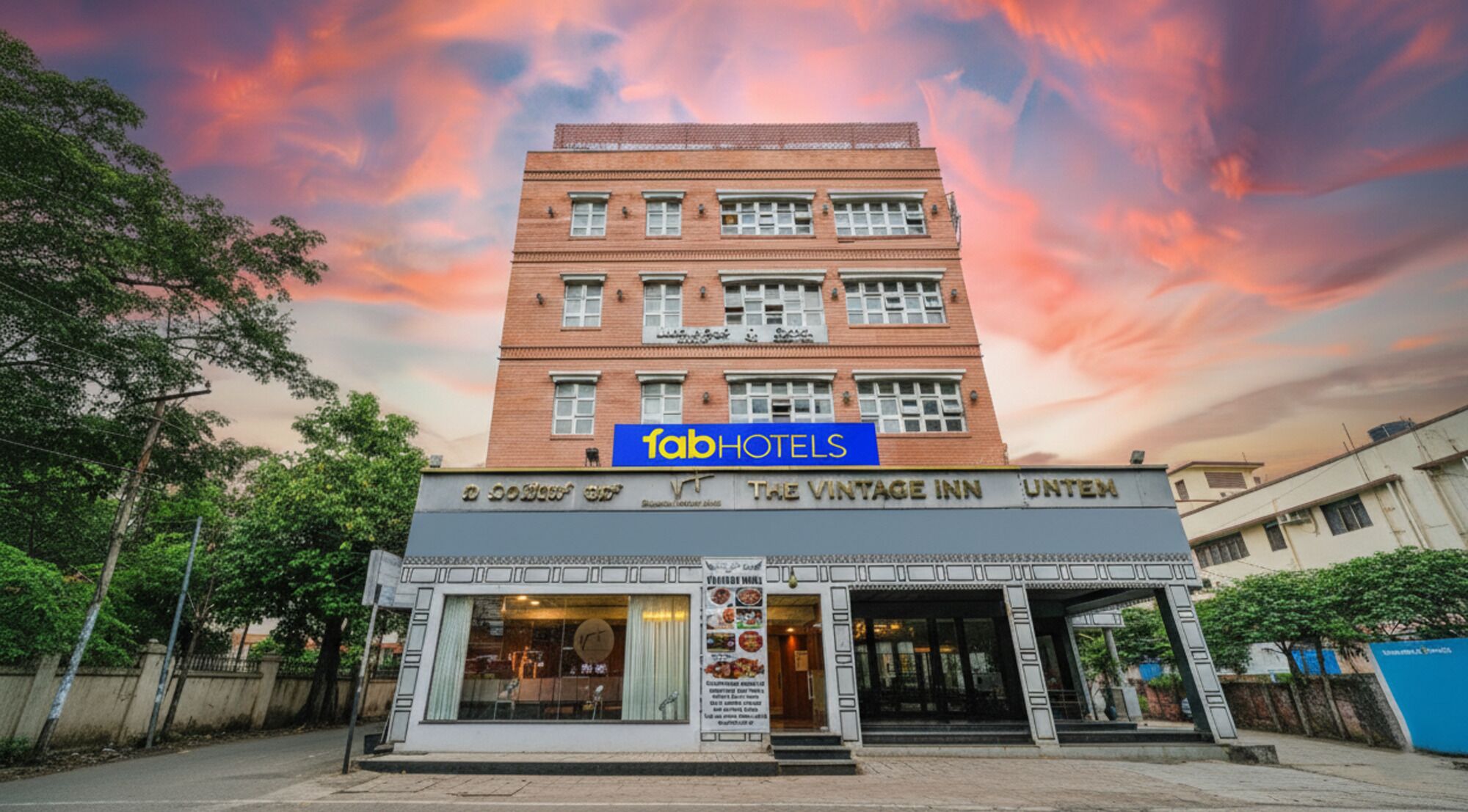 Entrée de l’hébergement