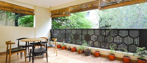 Sala de estar en el lobby