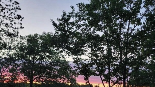 A lakeside view with docked boats and a dock extending into the water. - New 4-Bedroom, 2-Bath Cabin on 2,400-Acre Bay Lake – Brainerd’s Best-Kept Secret (Deerwood)