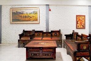 Sala de estar en el lobby