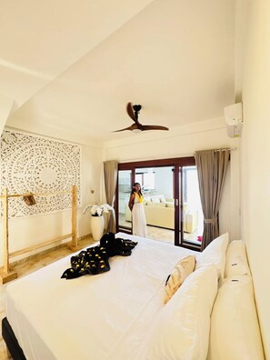 3 bedrooms, iron/ironing board, WiFi, bed sheets