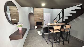 1 bedroom, blackout curtains, iron/ironing board, free WiFi