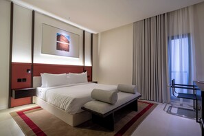 In-room safe, laptop workspace, iron/ironing board, cots/infant beds