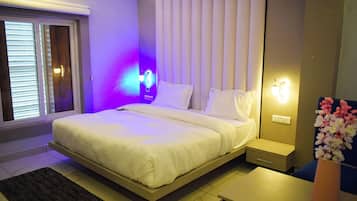 Habitación Deluxe doble | Wifi gratis, ropa de cama, accesible en silla de ruedas