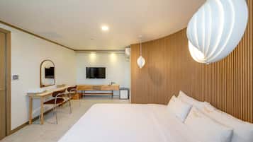 Suite | Wi-Fi ฟรี, ผ้าปูที่นอน, ทางสำหรับรถเข็น